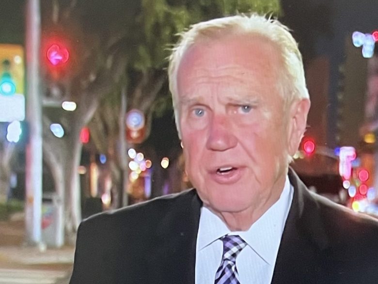 Steve Fiorina reporting. (Photo courtesy Rick Griffin/MarketInk)