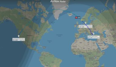 Turkish Airlines TK80 from San Francisco diverted to Copenhagen
