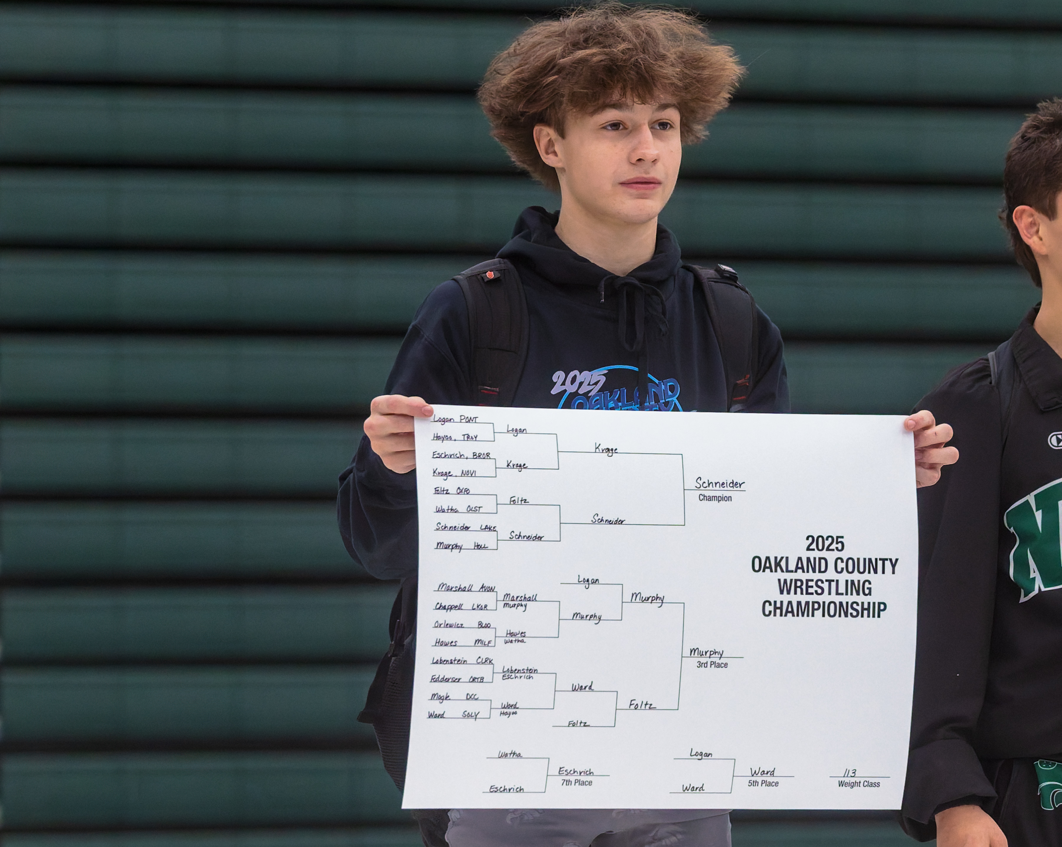 Lakeland's Cameron Schneider took home the Oakland County Championship at...