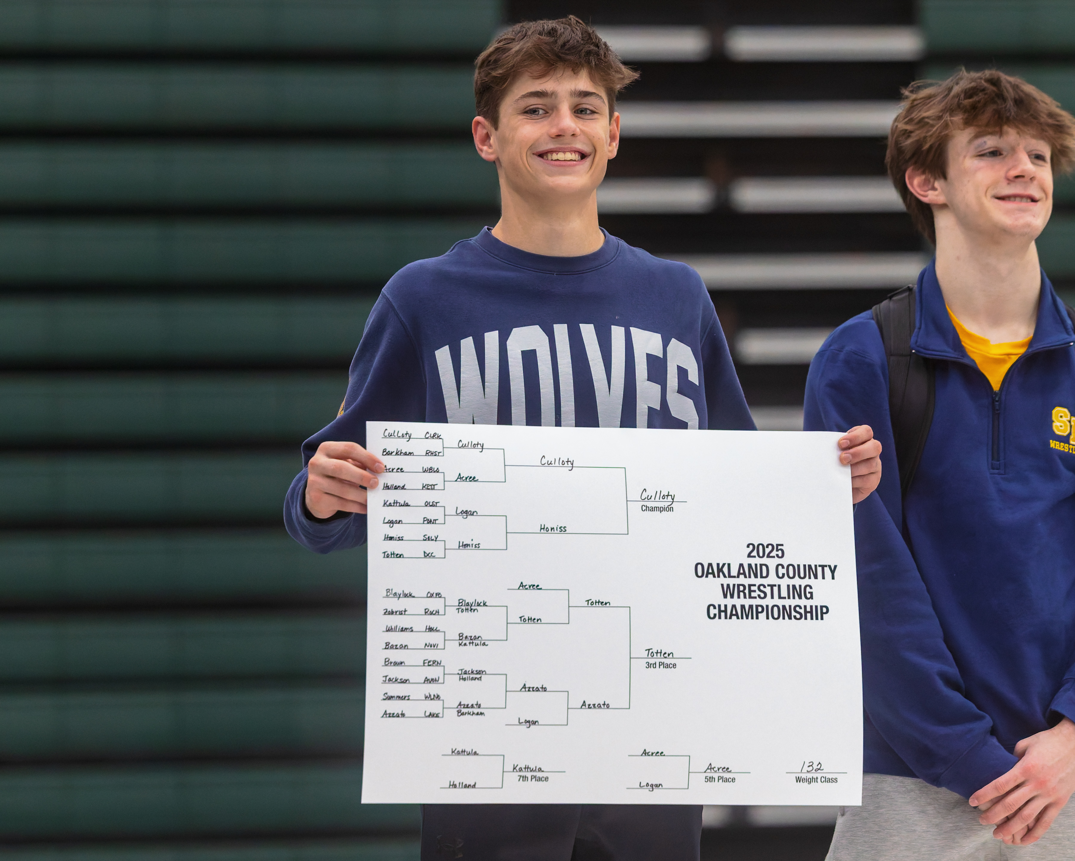Clarkston's Gavin Culloty took home the Oakland County Championship at...