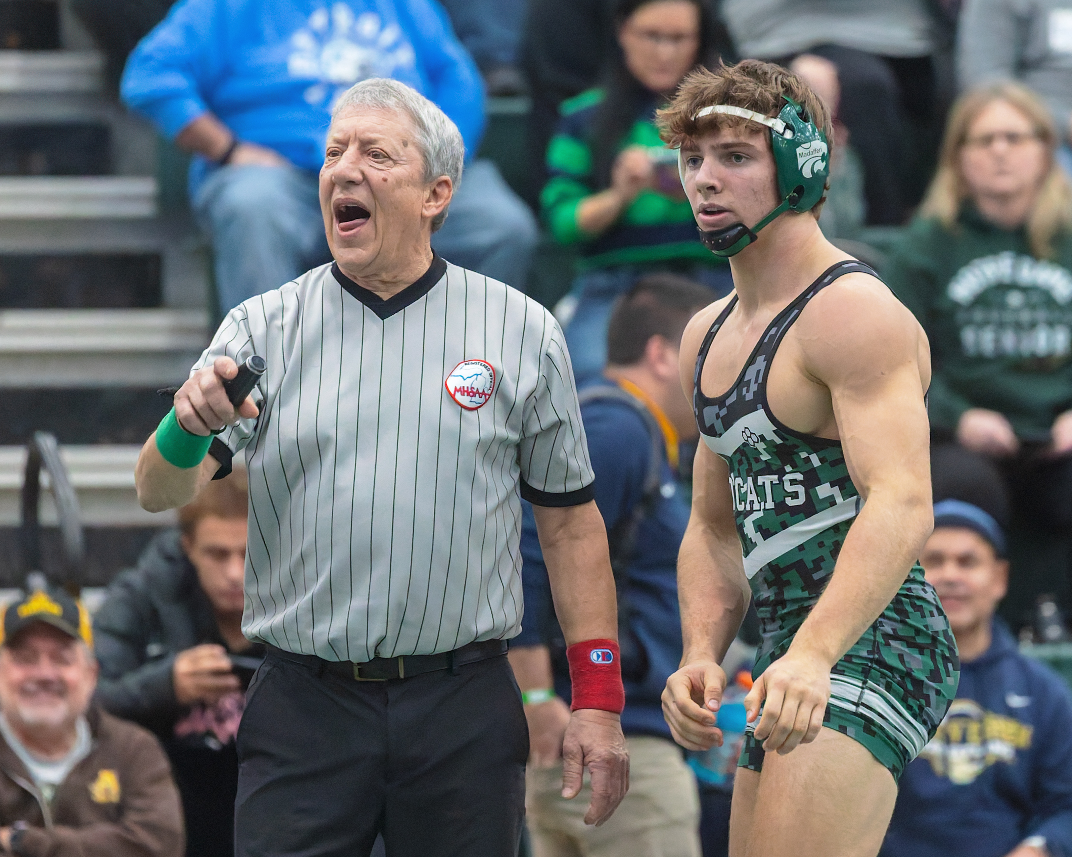 Lake Orion hosted the 2025 Oakland County wrestling championships on...