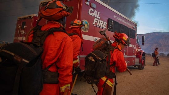 Crews are responding to a gas line leak in Castaic, California.(Representational Image/ AFP)