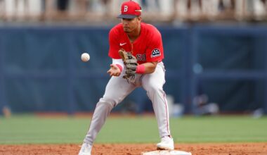 Vaughn Grissom had 114 major league plate appearances for the Red Sox, none in 2025.