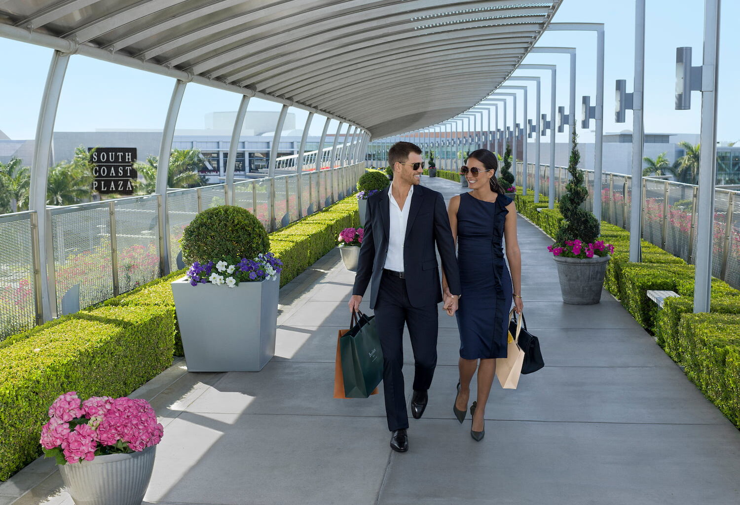 South Coast Plaza mall in Costa Mesa, California