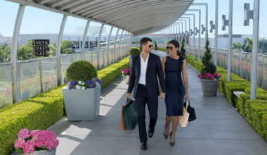 South Coast Plaza mall in Costa Mesa, California