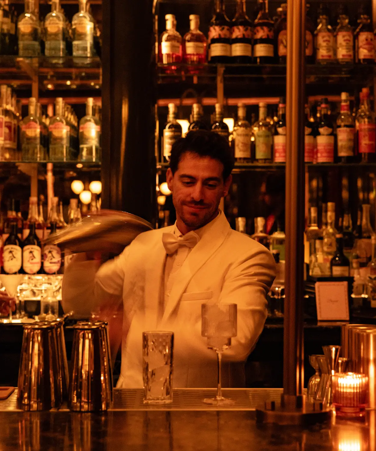 Bartender at San Diego vegan restaurant Vulture in University Heights