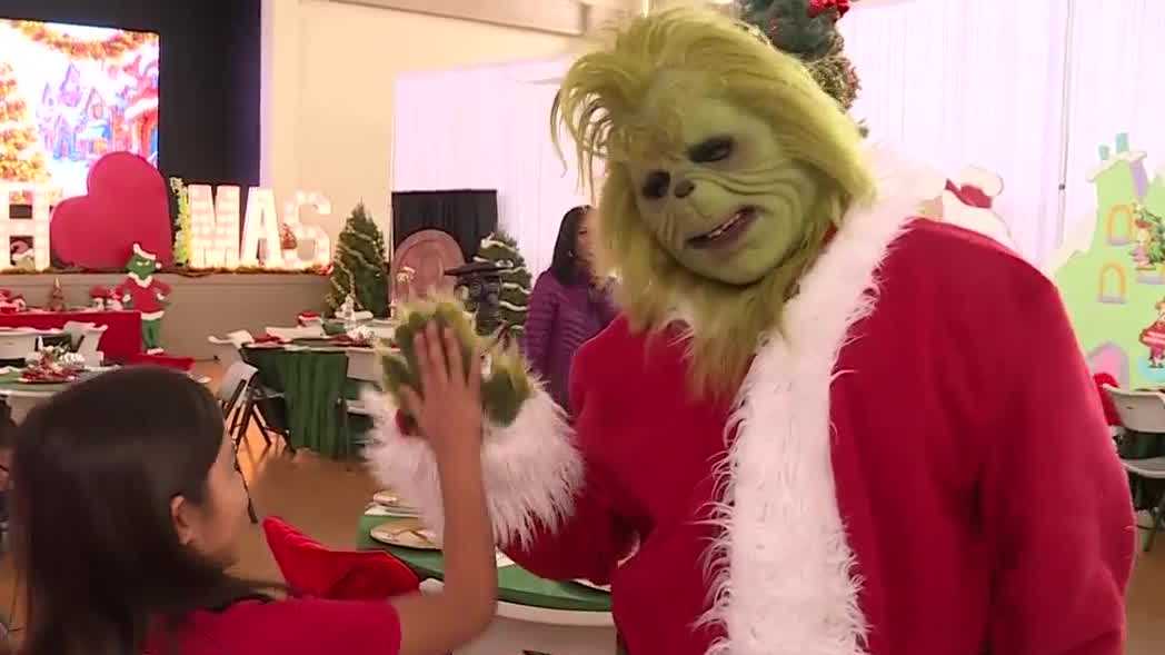 The Grinch and Cindy Lou bring holiday cheer to Salinas