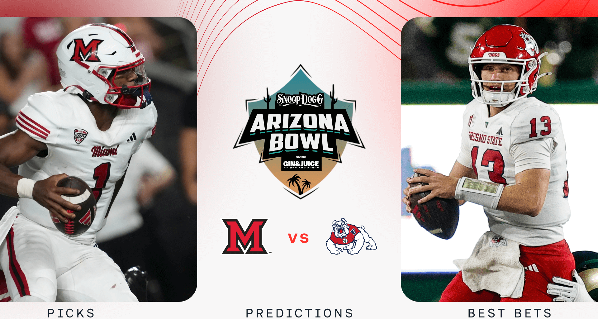 Miami (Ohio) RedHawks Fresno State Bulldogs NCAAF