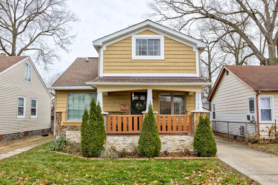 A renovated 1,184-square-foot, three-bedroom, two-bath home built in 1951 at 23798 Vance in Hazel Park sold in February 2025 for $228,000.