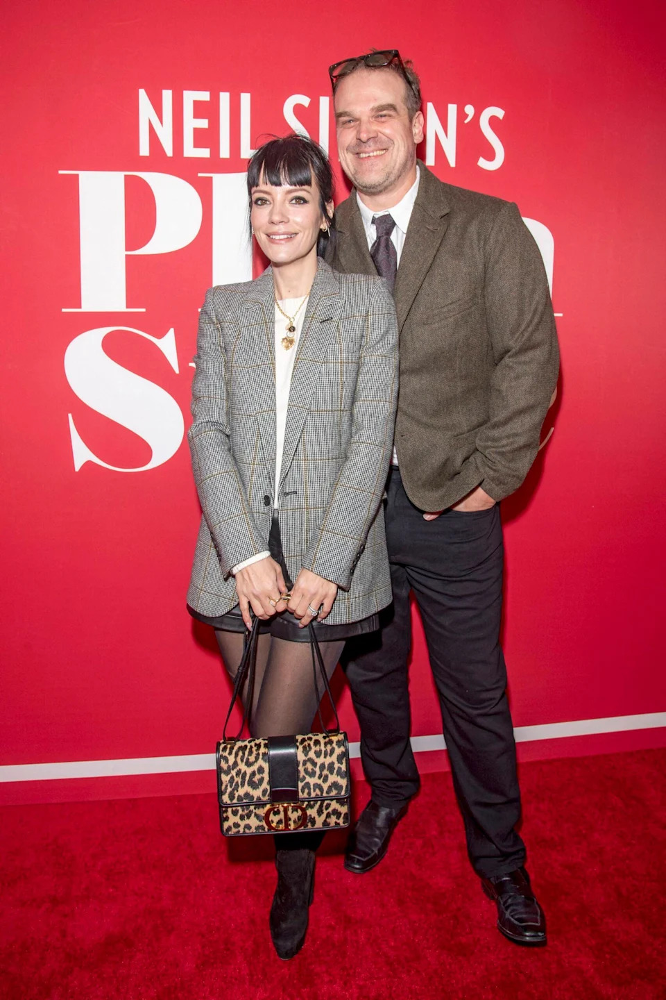 David Harbour and Lily Allen
