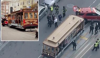 15 injured after San Francisco cable car suddenly halts
