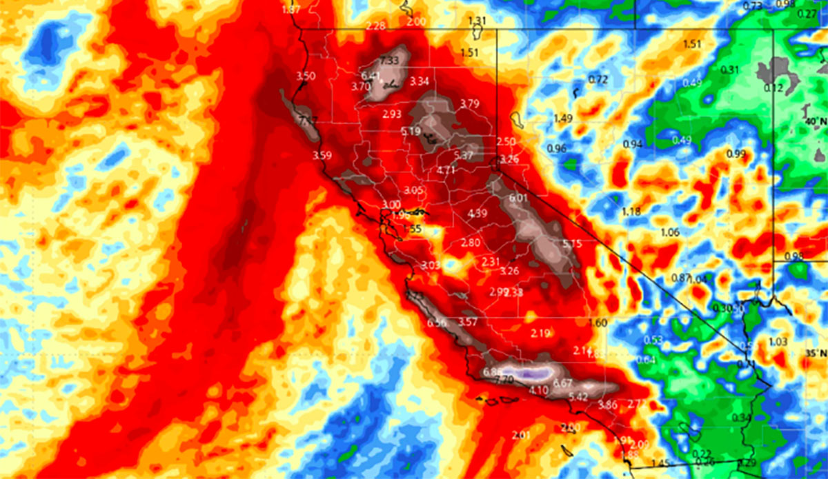 California's Sierra Nevada Could Get Over 5 Feet of Snow This Week