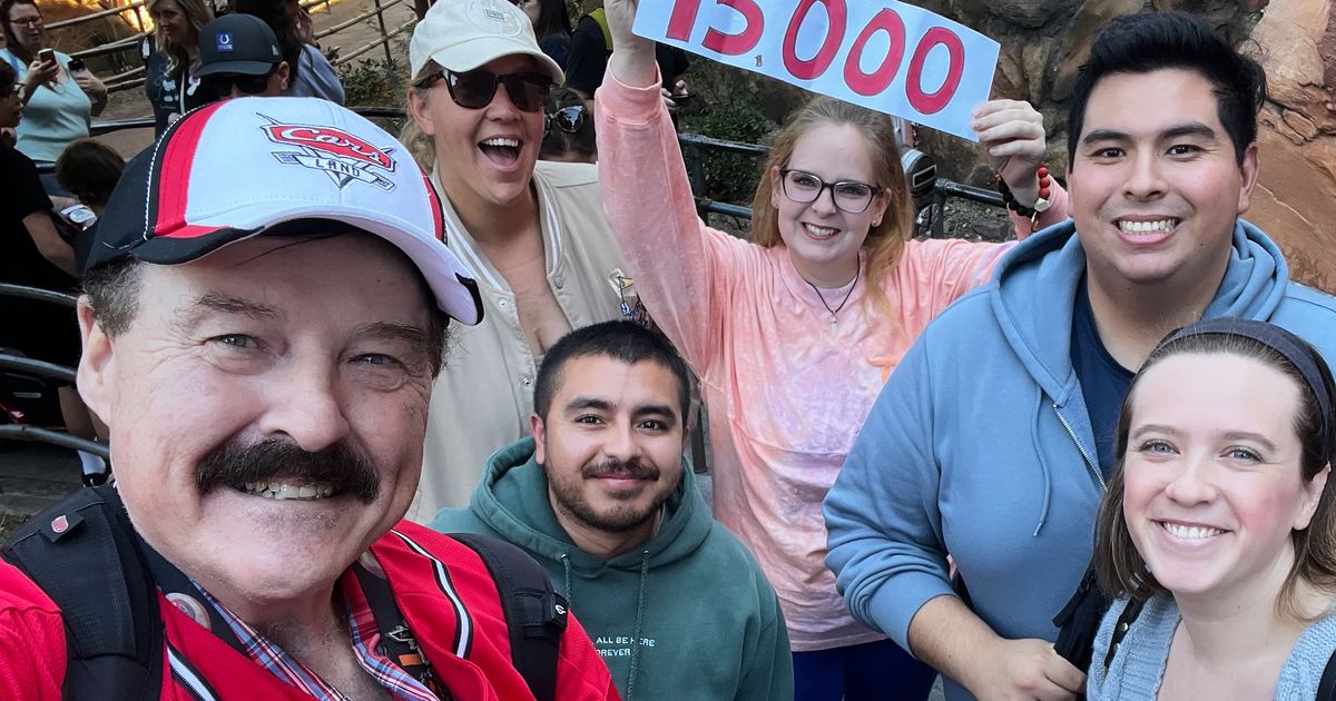 California man marks his 15,000th spin on Disneyland's 'Cars' ride :: WRAL.com