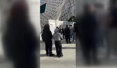 Two arrested following protest at Koreatown synagogue – NBC Los Angeles