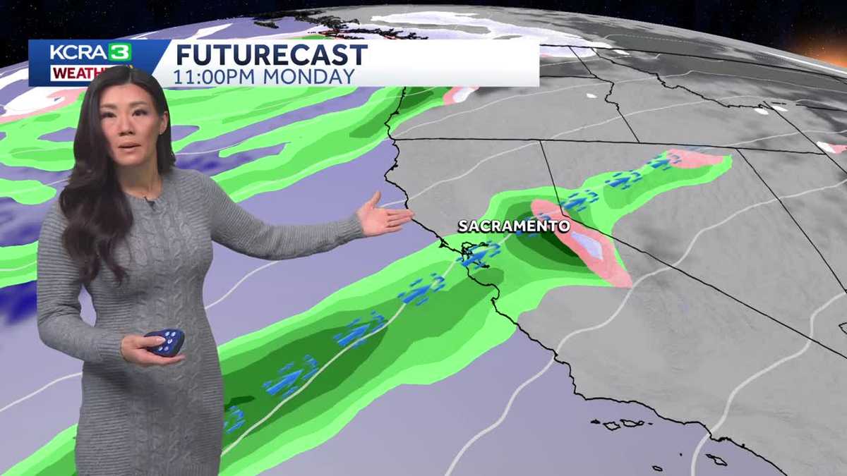 Sunday and Monday are Impact Days for rainy and breezy conditions