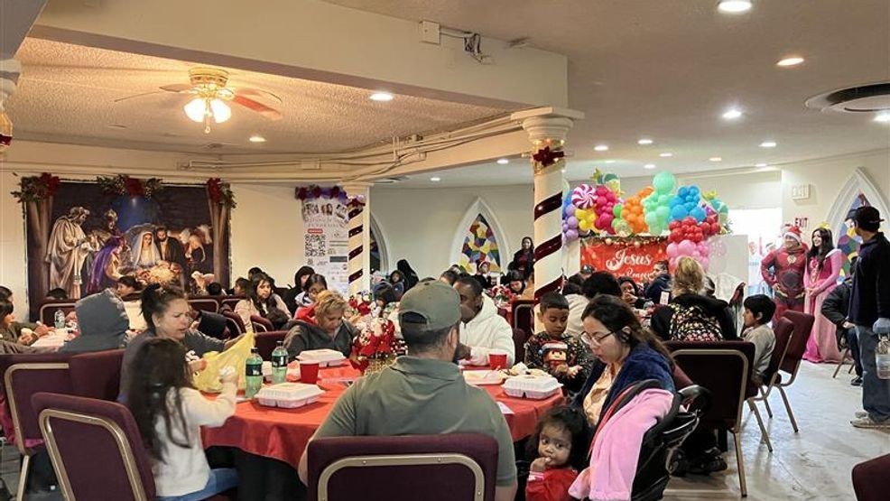 The Blessing Corner held its annual Christmas Day Extravaganza, bringing the community together to give back and spread holiday cheer. Co-pastors John and Bonnie Turner joined in the celebration. KBAK/KBFX