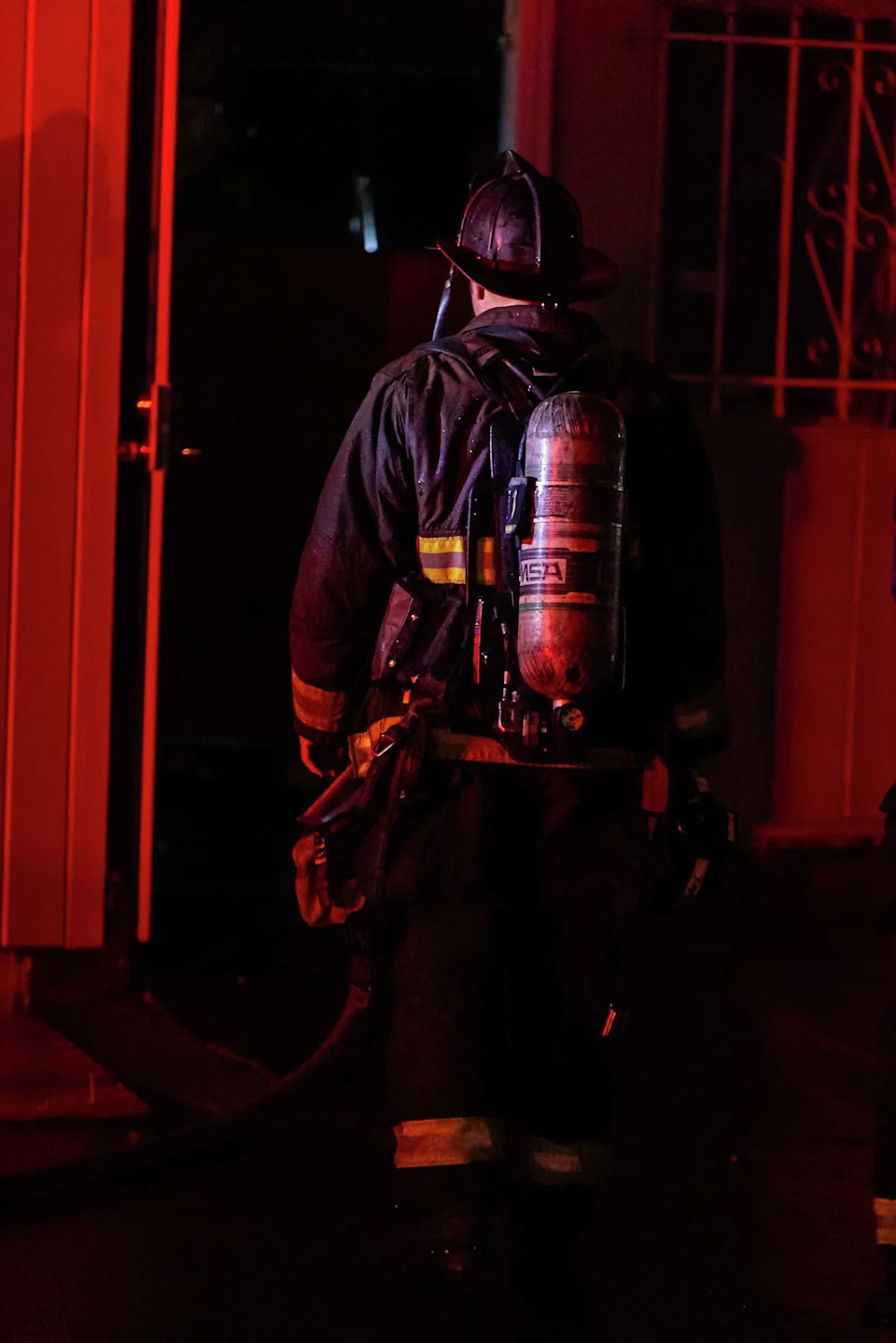 Sunday's blaze was the second this year at the downtown Oakland building, which most recently housed a sewing factory. (Oakland Fire Department)