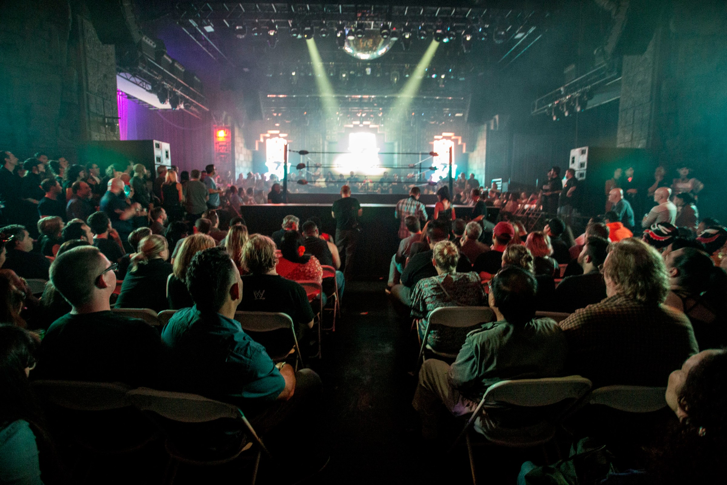 Lucha VaVOOM’s Halloween Spectacular at Mayan Theater in 2018. (Photo by Harmony Gerber/Getty Images)