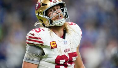 49ers news George Kittle is ‘highly unlikely’ to play; DJ Moore questionable