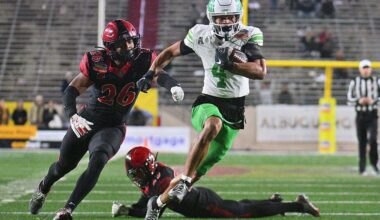No. 23 North Texas beats San Diego State 49-47 in high-scoring New Mexico Bowl