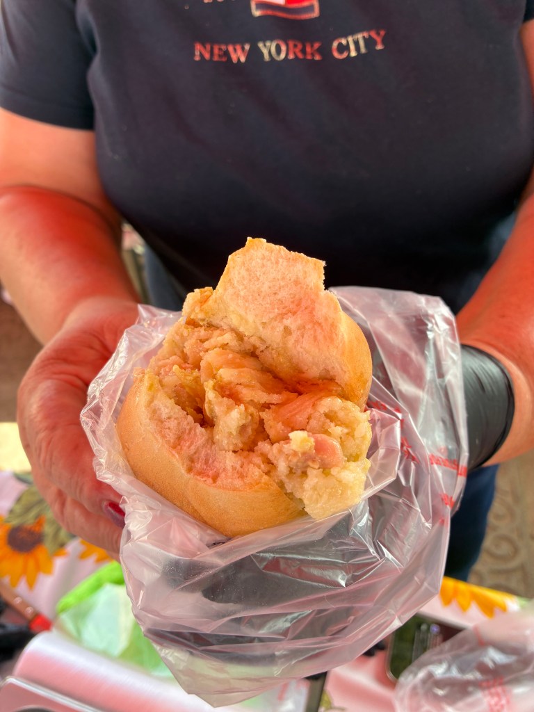 The guajolota by Tamales la Guera. 