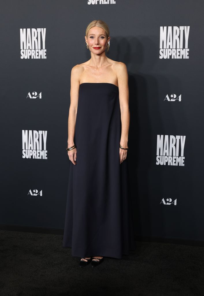 Gwyneth Paltrow attends the "Marty Supreme" premiere