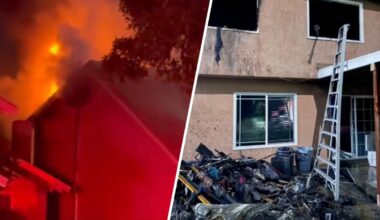 Santa Ana father rescues his family from burning home overnight – NBC Los Angeles