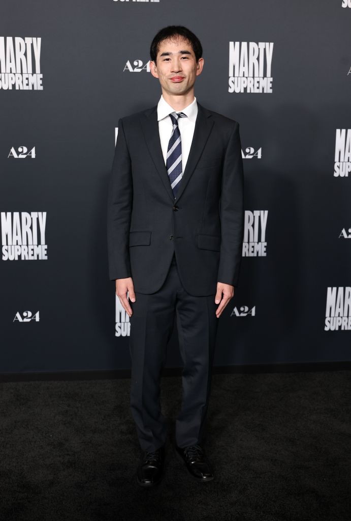 Koto Kawaguchi attends the "Marty Supreme" premiere