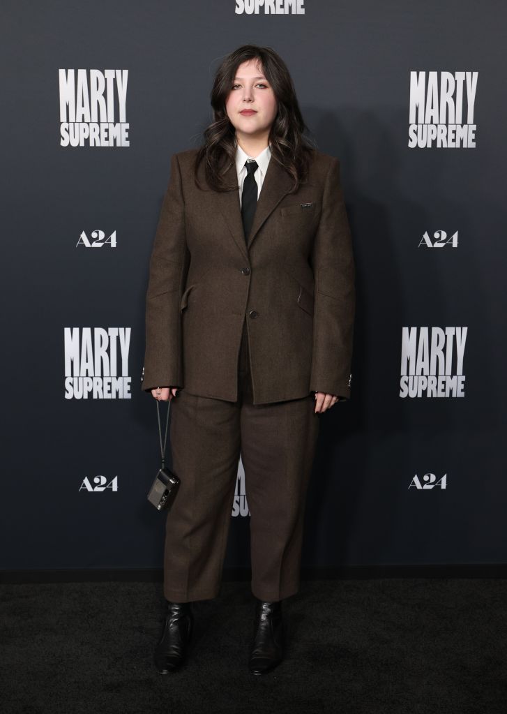 Lucy Dacus attends the "Marty Supreme" premiere