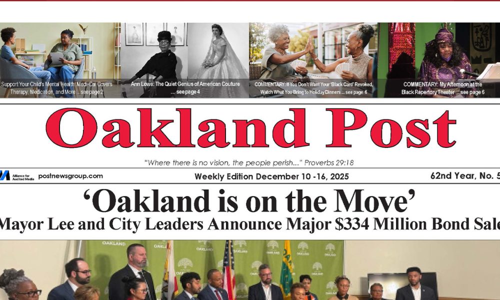 Oakland Post: Week of December 10 – 16, 2025