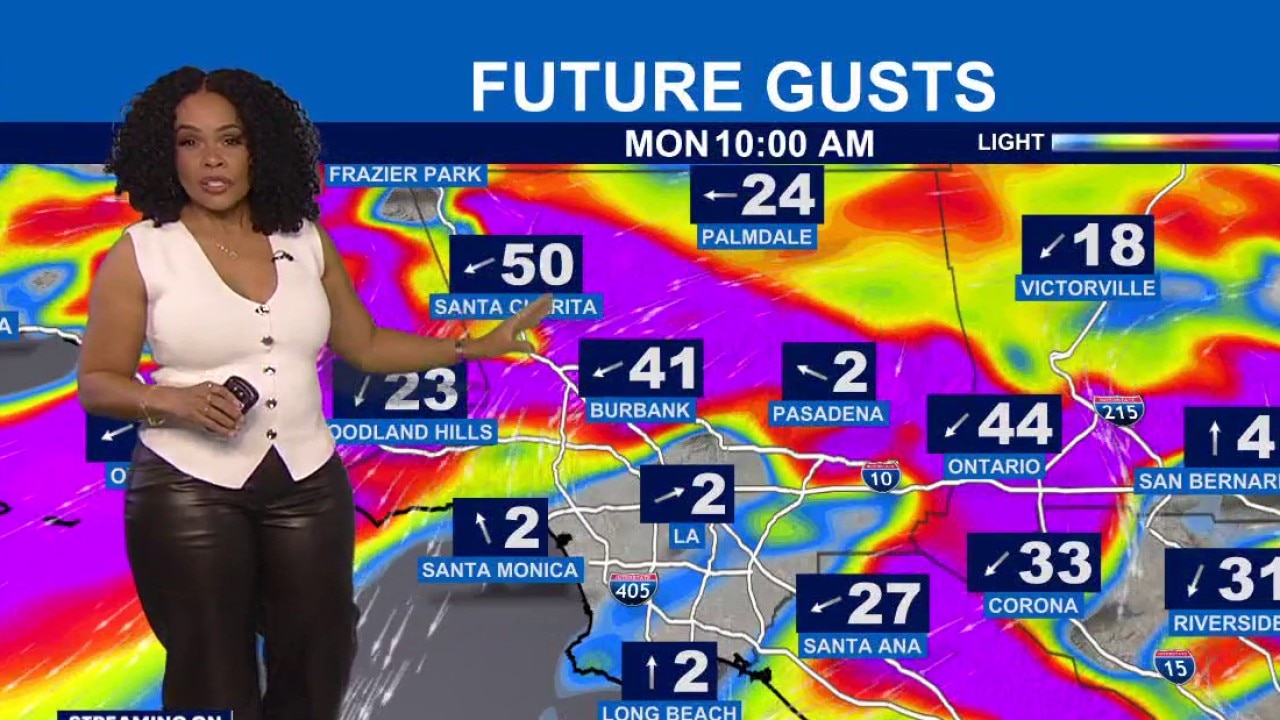 Strong Santa Ana winds return to SoCal