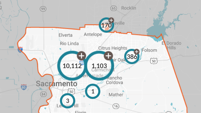 Thousands lose power in Northern California counties, outage maps show