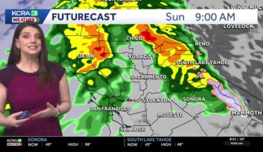 Track California Doppler radar, traffic and rain totals