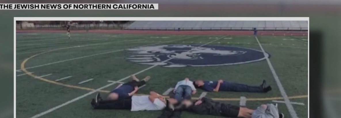 Students facing discipline and possible charges for 'human swastika' on field