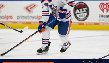 Oilers Recall AHL Rookie Points Leader Quinn Hutson for NHL Opportunity