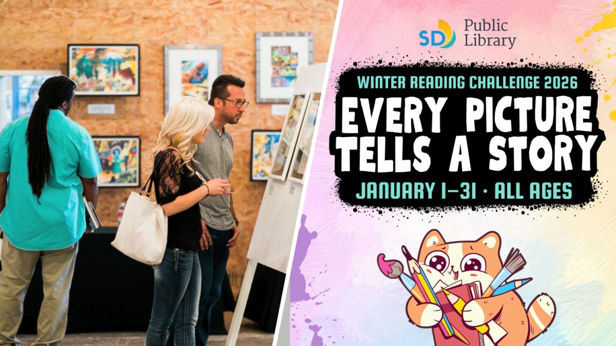 Love books? Art? Join San Diego Public Library’s annual Winter Reading Challenge – NBC 7 San Diego
