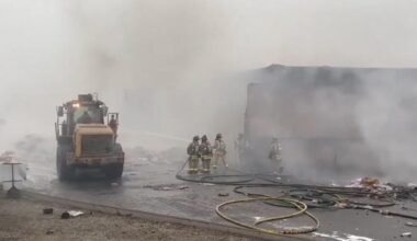 Fire breaks out at recycling facility in San Martin