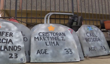 Tombstone memorial honors unhoused as Santa Clara County deaths fall