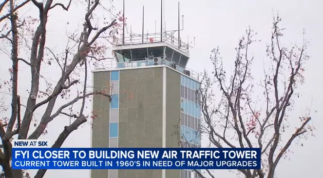 Fresno Airport to Build New Air Traffic Control Tower, Current One Built in 60’s