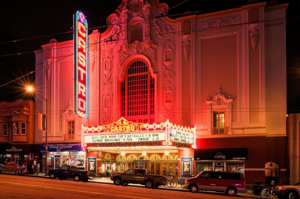 SAN FRANCISCO, UNITED STATES - APRIL 3: Castro Theater in Castro street, San Francisco, California, United States on April 3, 2013. The Castro Theater is a popular San Francisco movie palace
