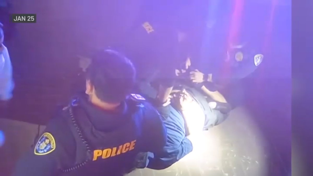 Security video shows death of man restrained by police – NBC 7 San Diego