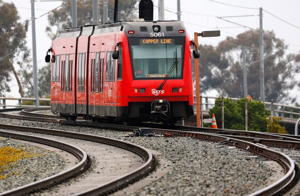 Trolley delays are way down across San Diego. Thank the new Copper Line in East County. – San Diego Union-Tribune