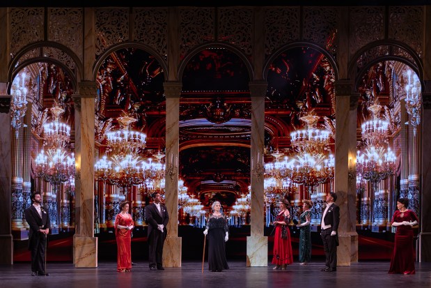 A scene from Moonlight Stage Productions' "Anastasia" at the Moonlight Amphitheatre in Vista. (Karli Cadel)