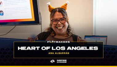 Ana Albarrán of Heart of Los Angeles named 12th Rams 'pLAymaker' of 2025