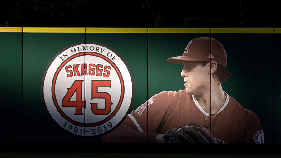 Los Angeles Angels Tyler Skaggs lawsuit...