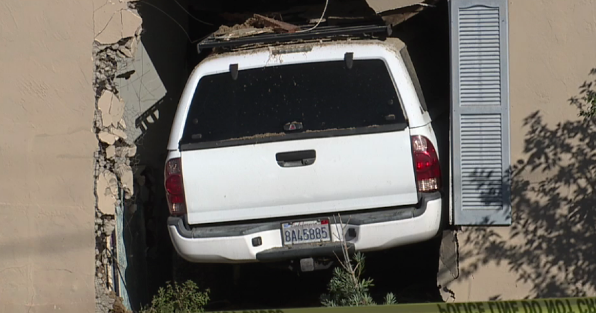 Woman killed, husband detained after vehicle crashes into Clairemont home
