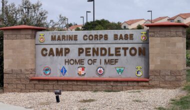 Marine dies in training exercise at Camp Pendleton in Southern California