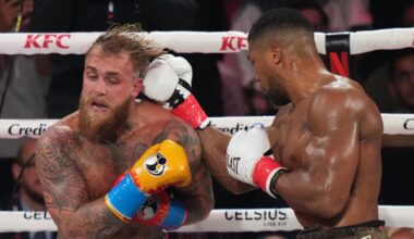 Anthony Joshua knocks out Jake Paul to win heavyweight fight