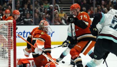Playing without leading scorer Leo Carlsson, Ducks fall to Kraken