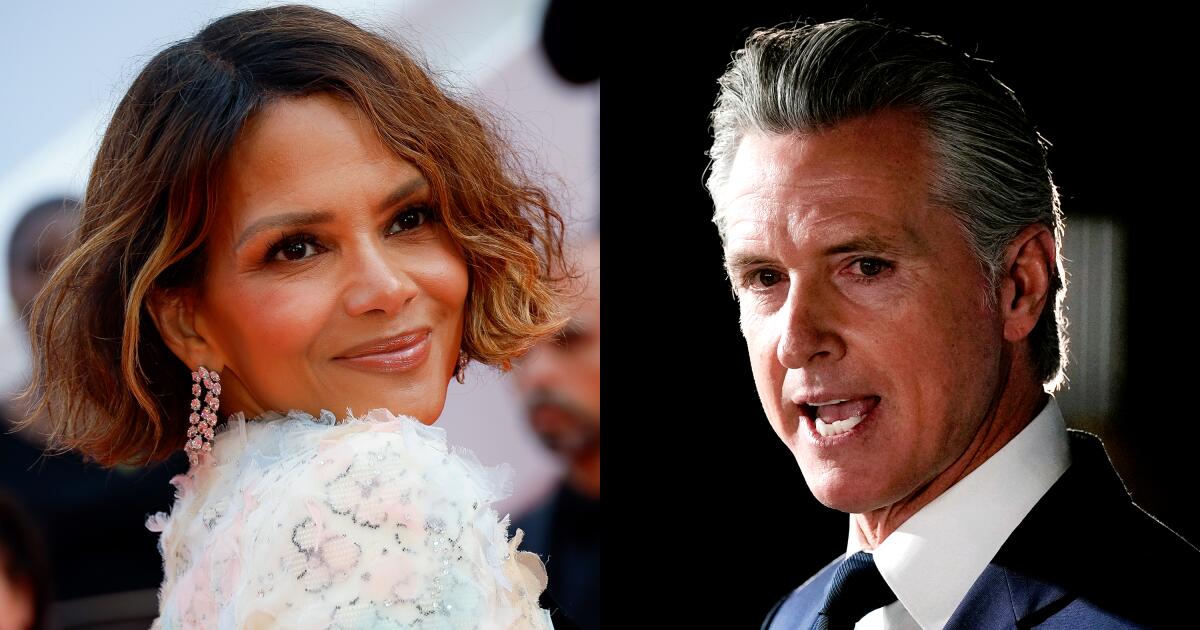 Halle Berry says Gavin Newsom 'should not be our next president'